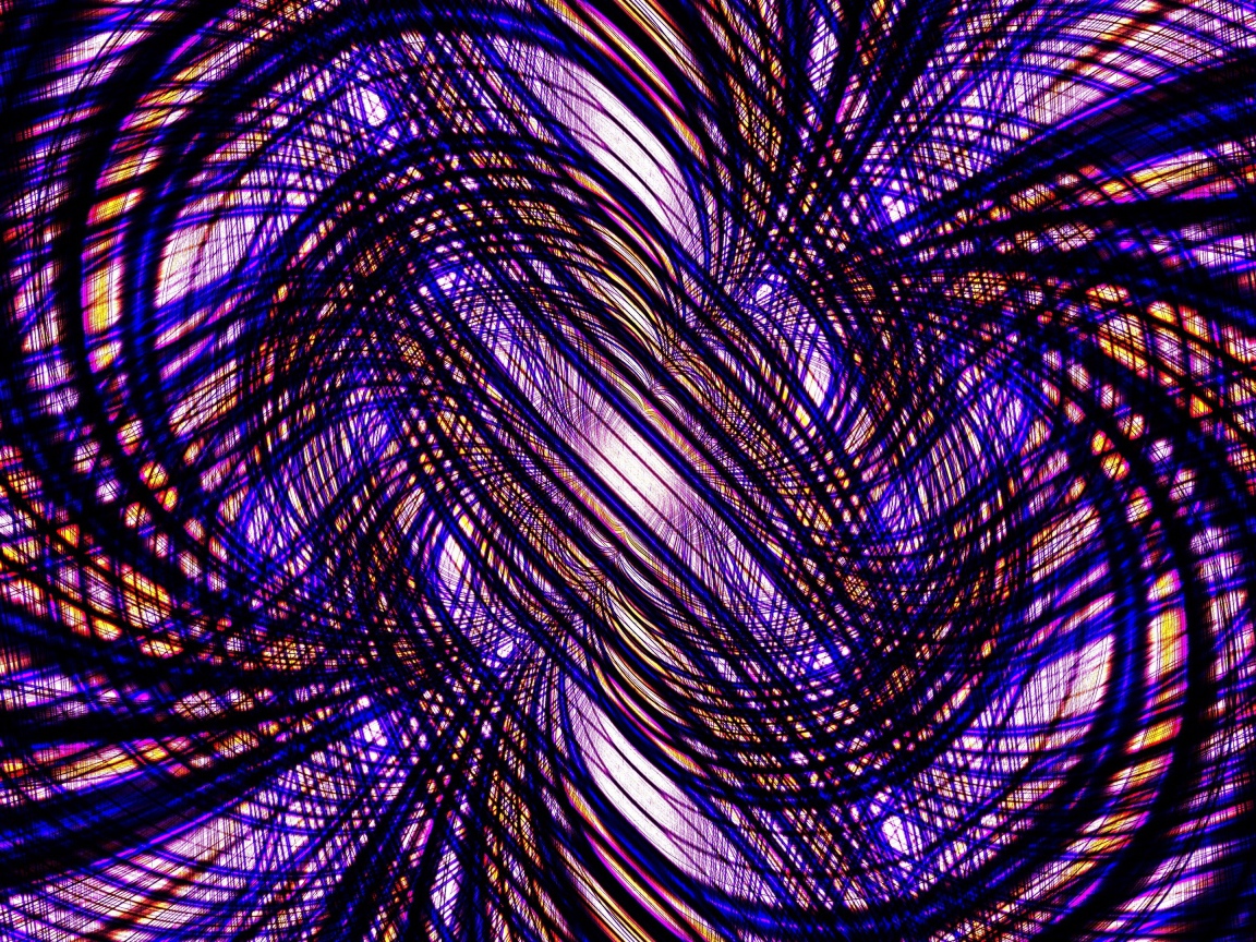 Красивый фиолетовый фрактальный узор