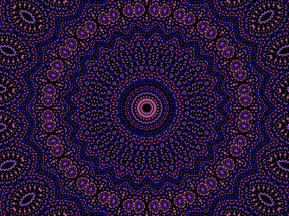 Красивый фиолетовый рисунок мандала