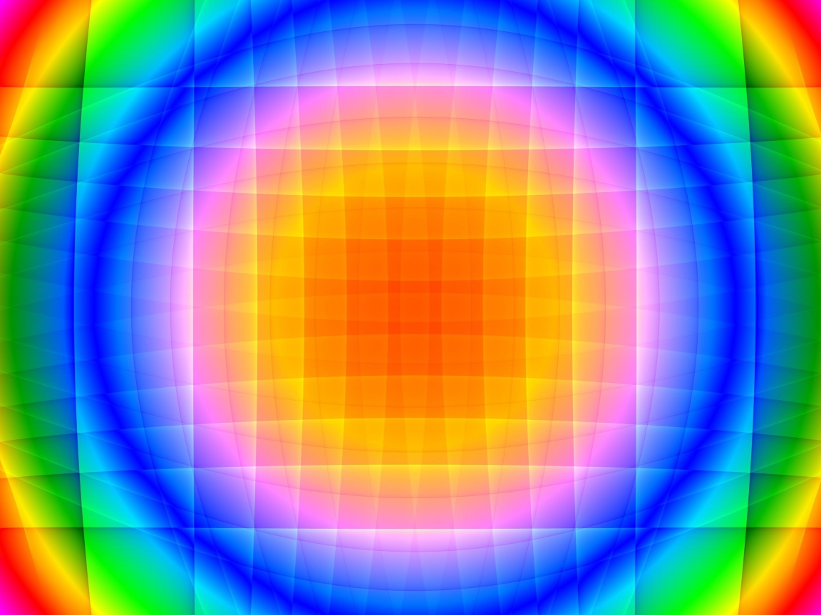 Красивый радужный круг 