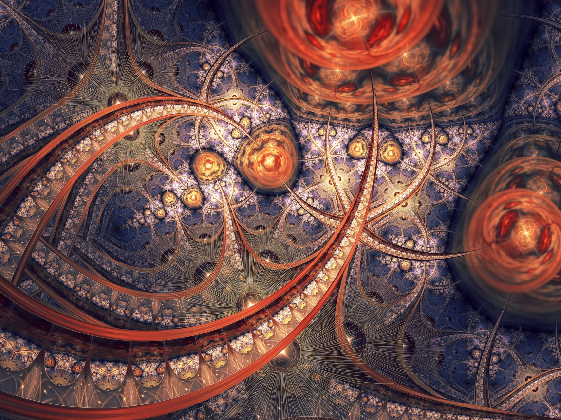 Красивый необычный абстрактный узор