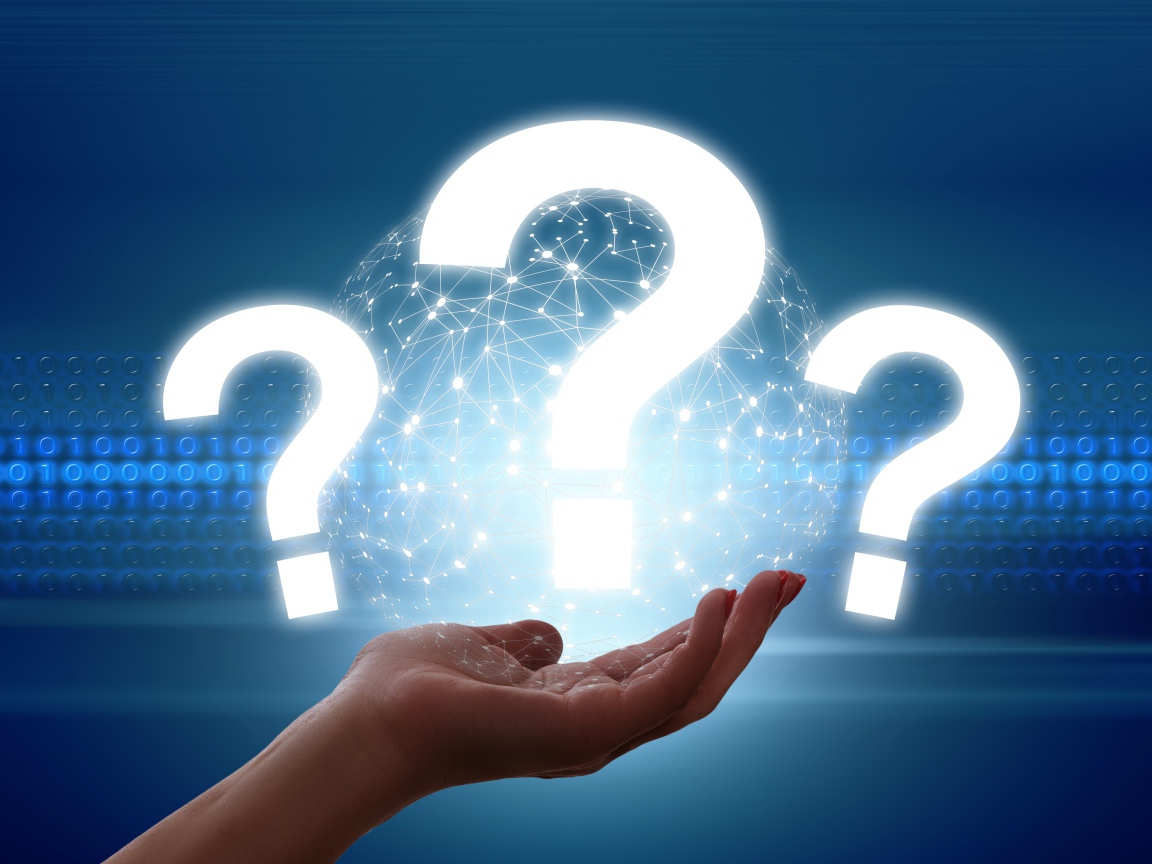 Яркие знаки вопроса на руке