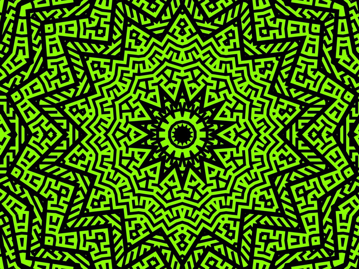 Необычный абстрактный рисунок мандала 