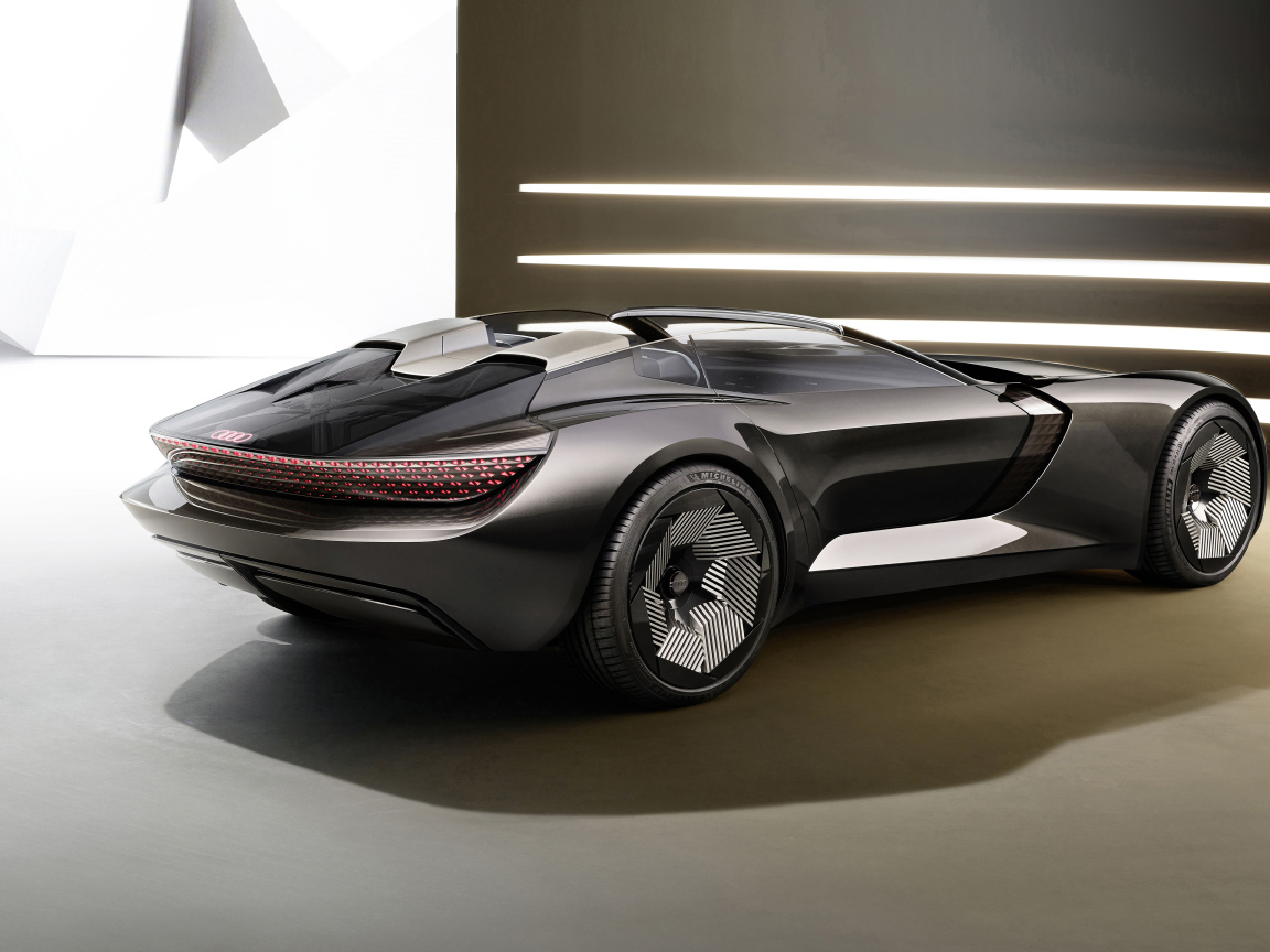 Новый автомобиль Audi Skysphere Concept 2021 года вид сзади