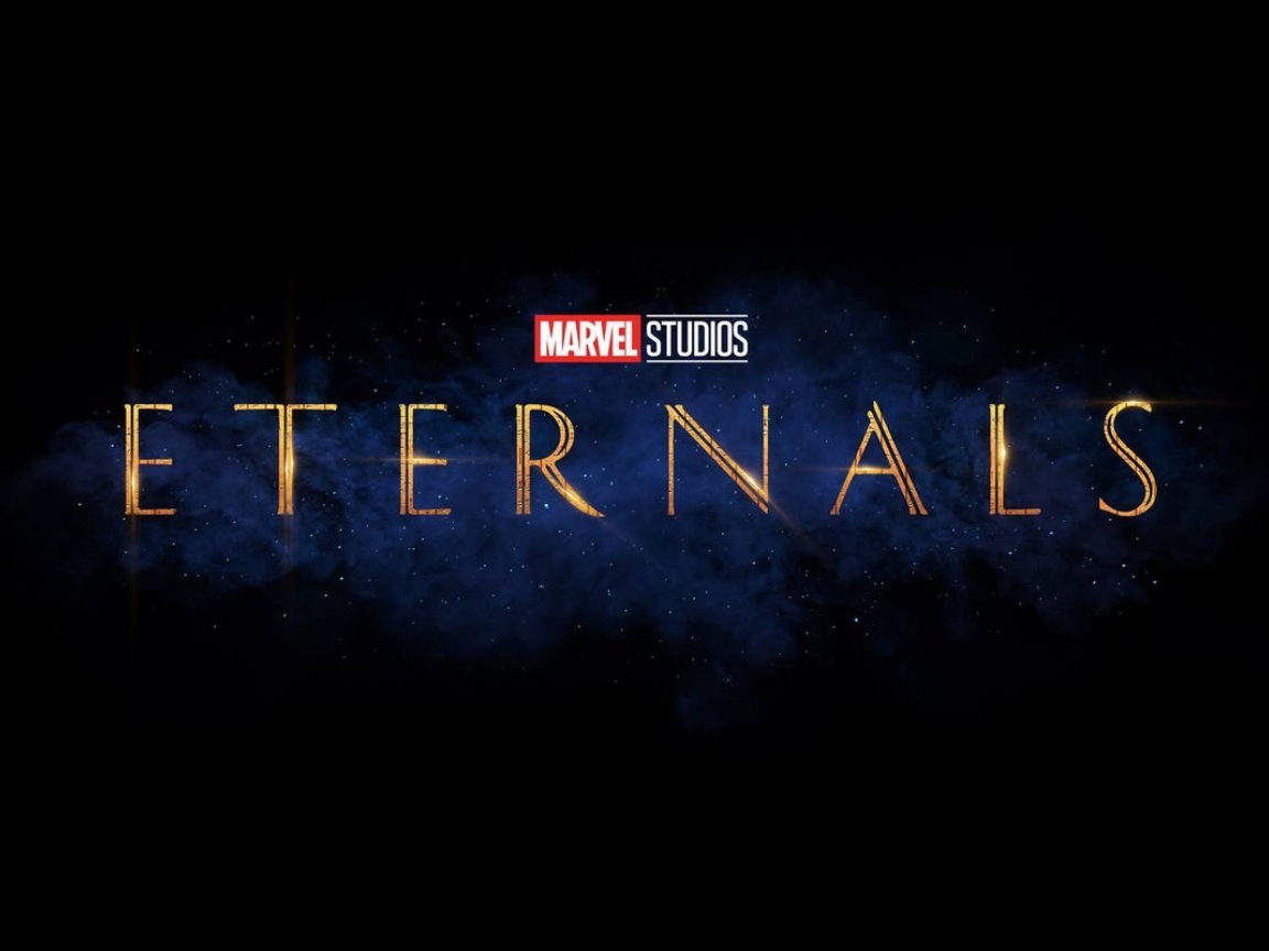 Постер супергеройского фильма Вечные, 2021