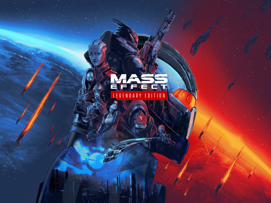 Постер компьютерной игры Mass Effect Legendary Edition, 2021