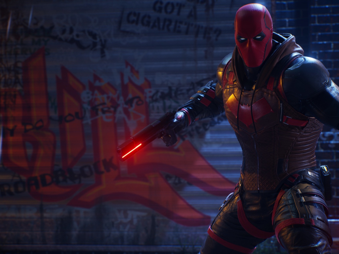 Красный колпак персонаж компьютерной игры Gotham Knights, 2021