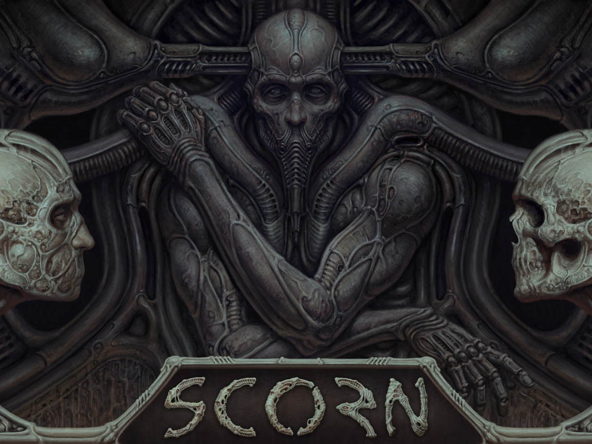 Постер компьютерной игры Scorn, 2021