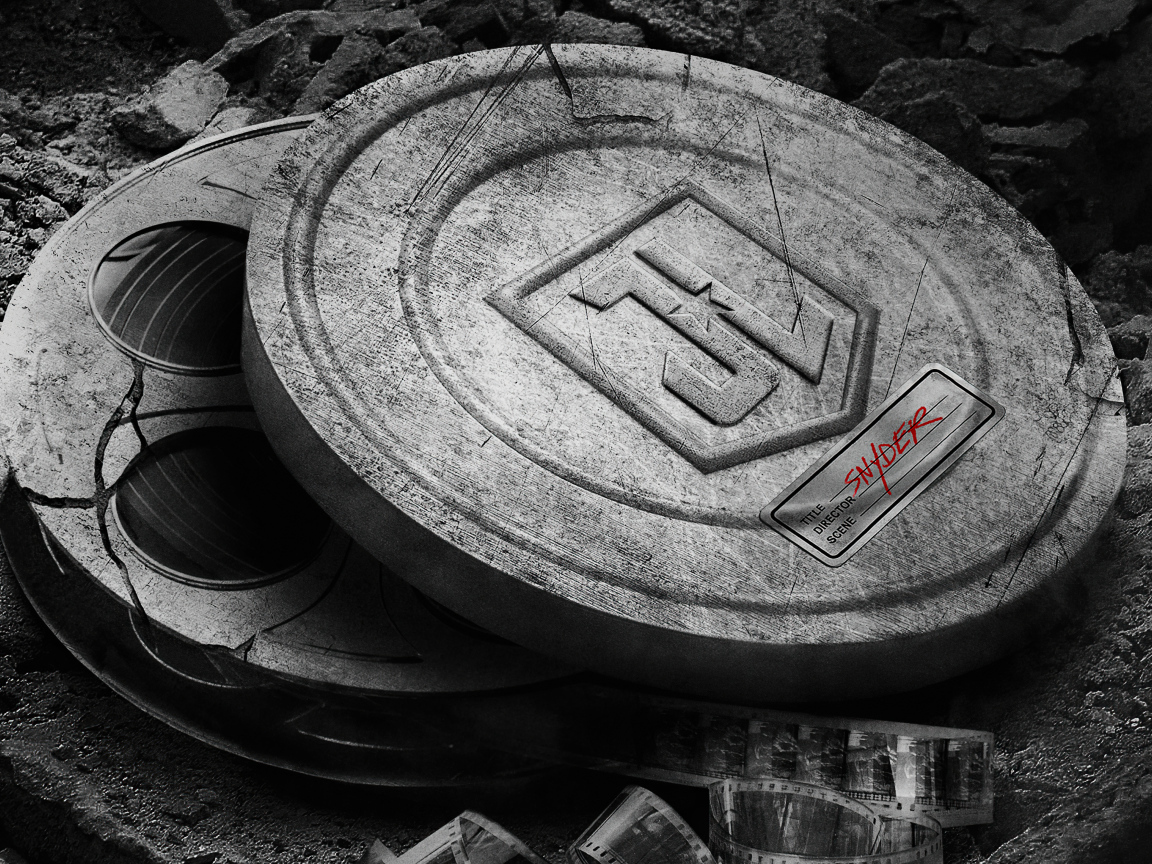 Старая бобина с фильмом Лига справедливости Зака Снайдера, 2021