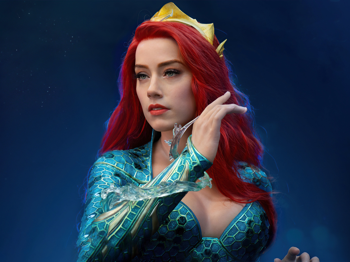 Рыжеволосая девушка Мера персонаж фильма Аквамен 2, 2022