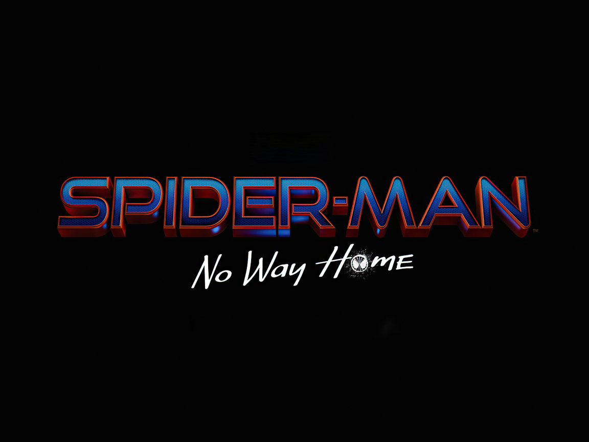 Постер нового фильма Человек-паук: Нет пути домой на черном фоне