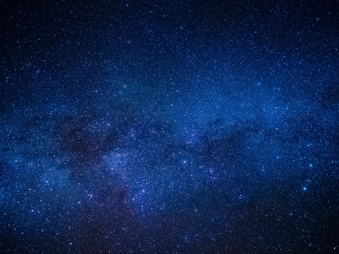 Красивое звездное небо ночью