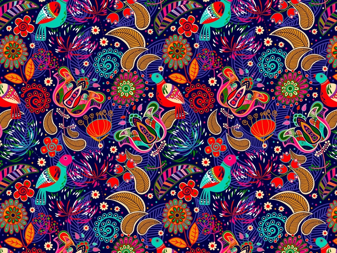 Красивый яркий абстрактный рисунок