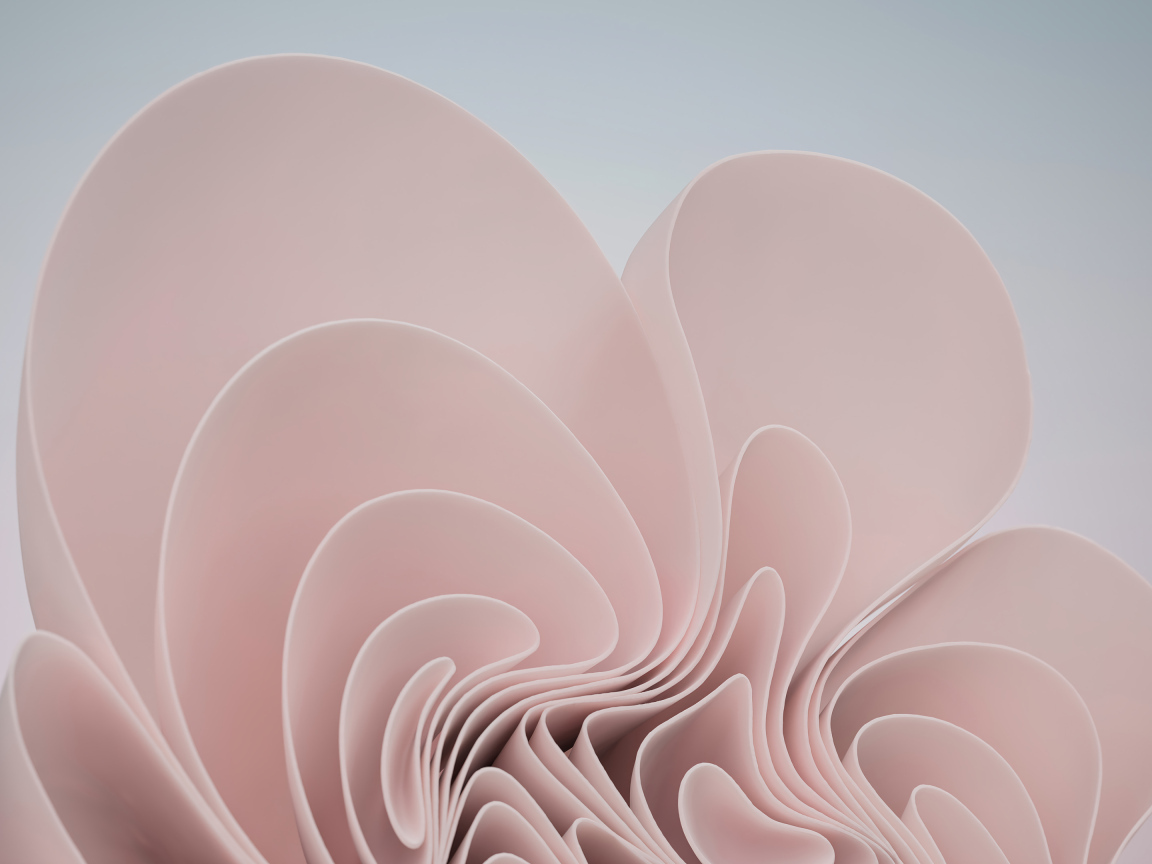 Розовый абстрактный узор на сером фоне