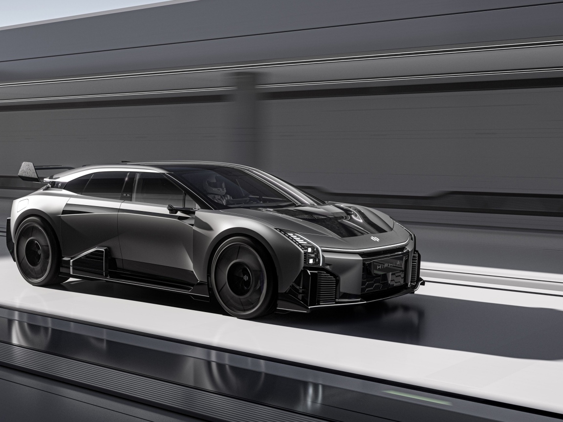 Черный автомобиль HiPhi A 2023 года