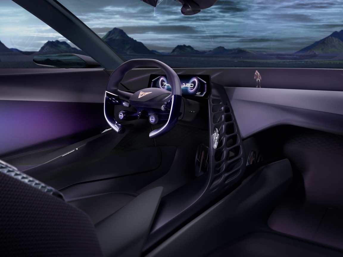 Салон автомобиля Cupra DarkRebel