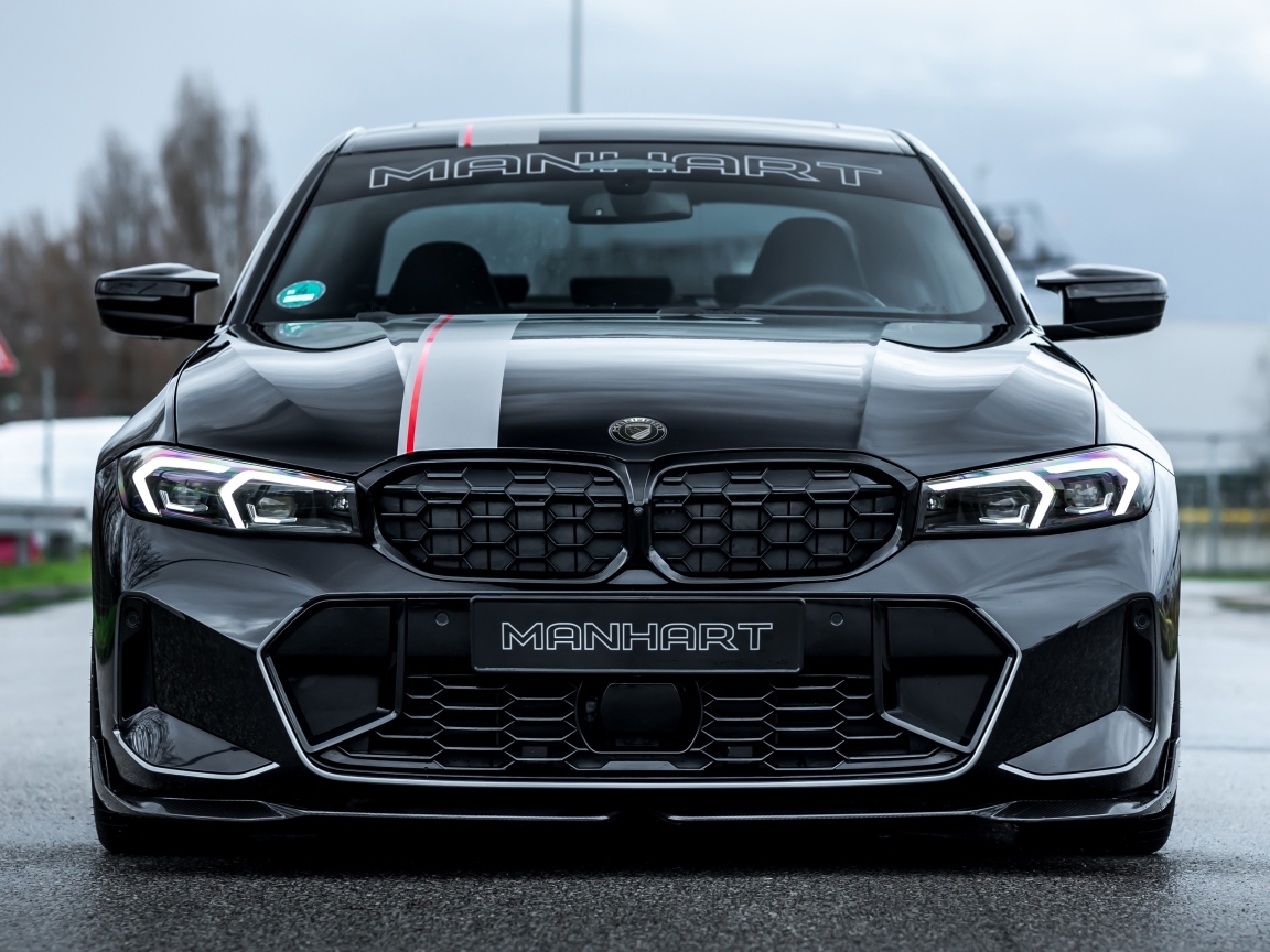 Вид спереди на автомобиль Manhart MH3 400d 2023 года