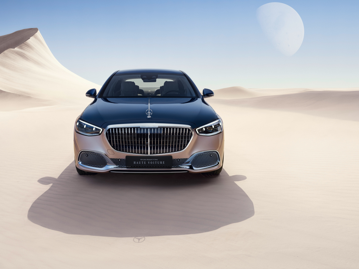 Автомобиль Mercedes-Maybach S 680 4MATIC Haute Voiture 2023 вид спереди