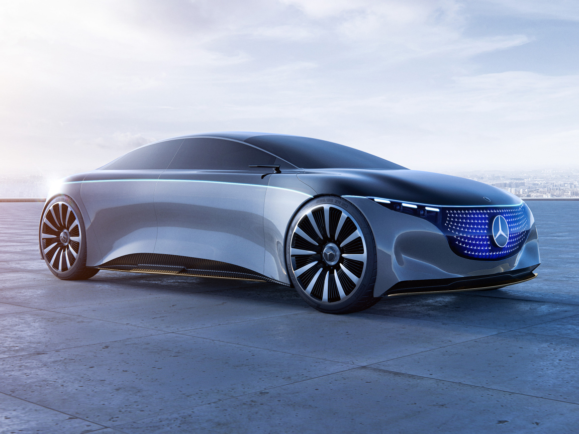 Автомобиль концепт Mercedes Vision EQS