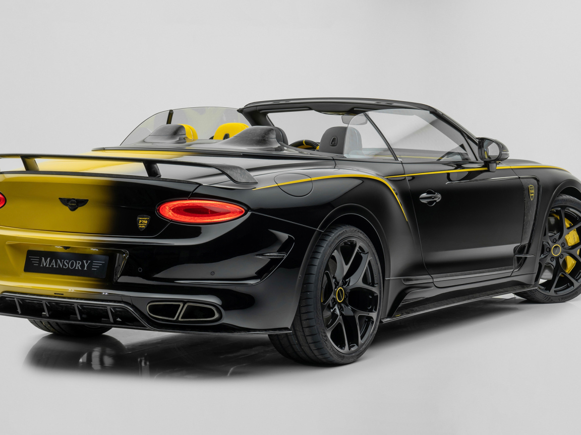 Автомобиль Mansory Vitesse Continental GTC 2022 года вид сзади