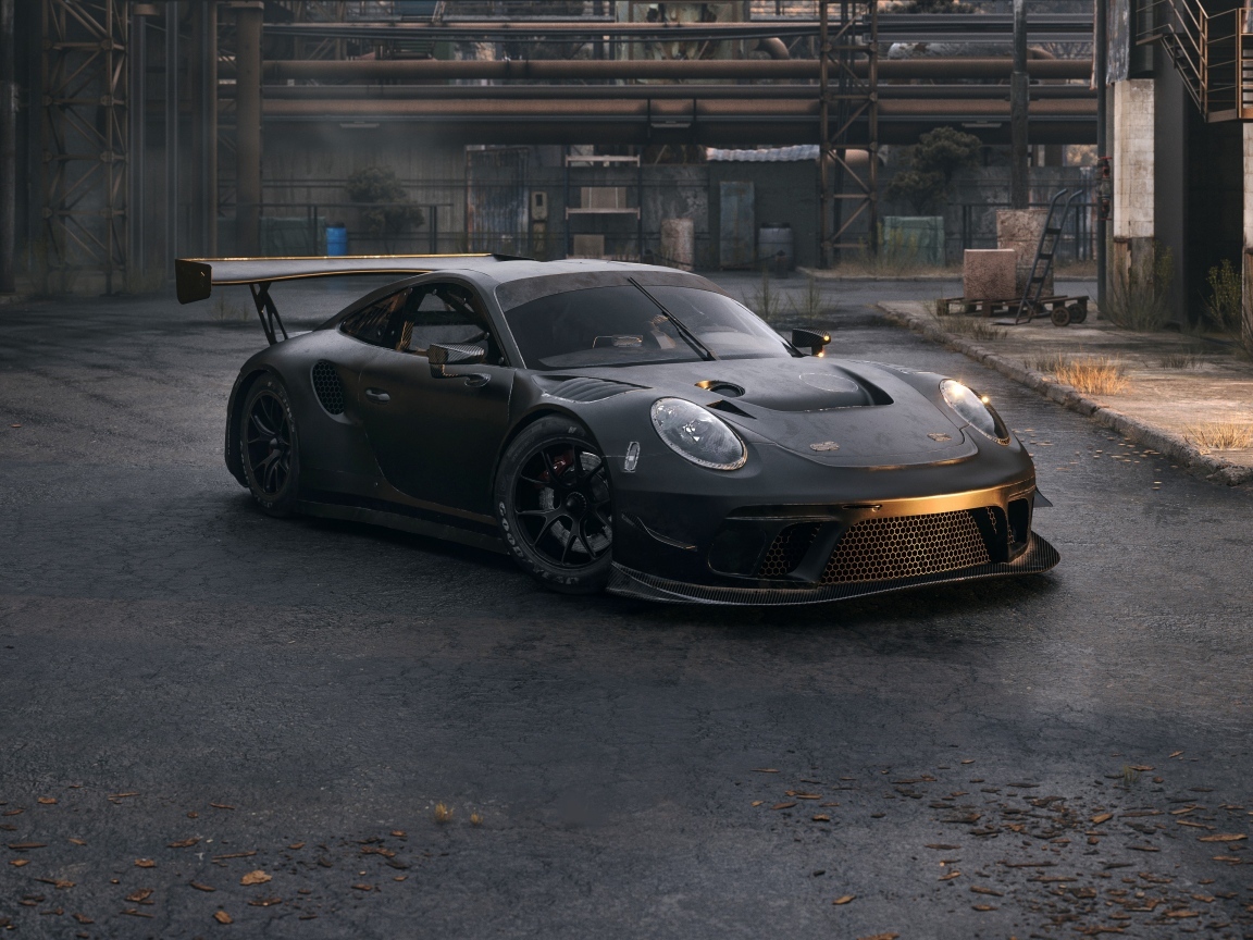 Быстрый автомобиль Porsche 911 GT3