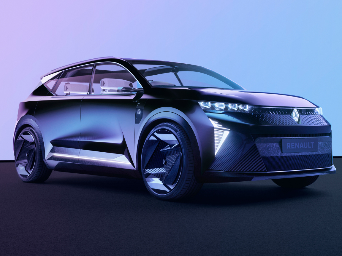 Стильный автомобиль Renault Scénic Vision 2022 года