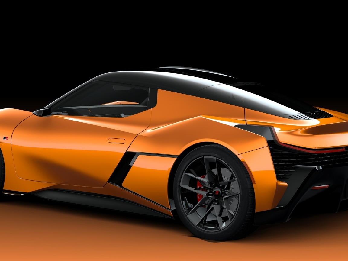 Вид сбоку на автомобиль Toyota FT-Se 2023 года