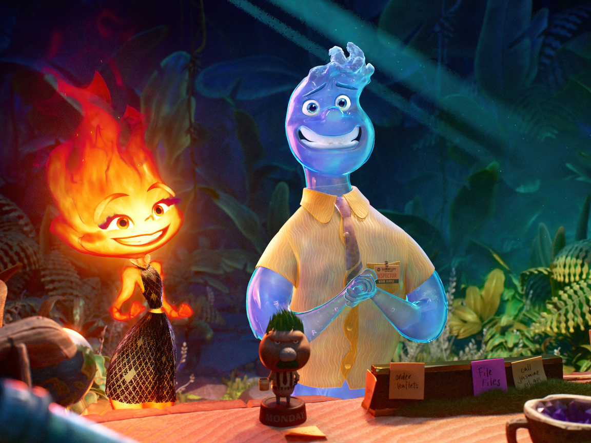 Персонажи нового мультфильма Элементарно, 2023