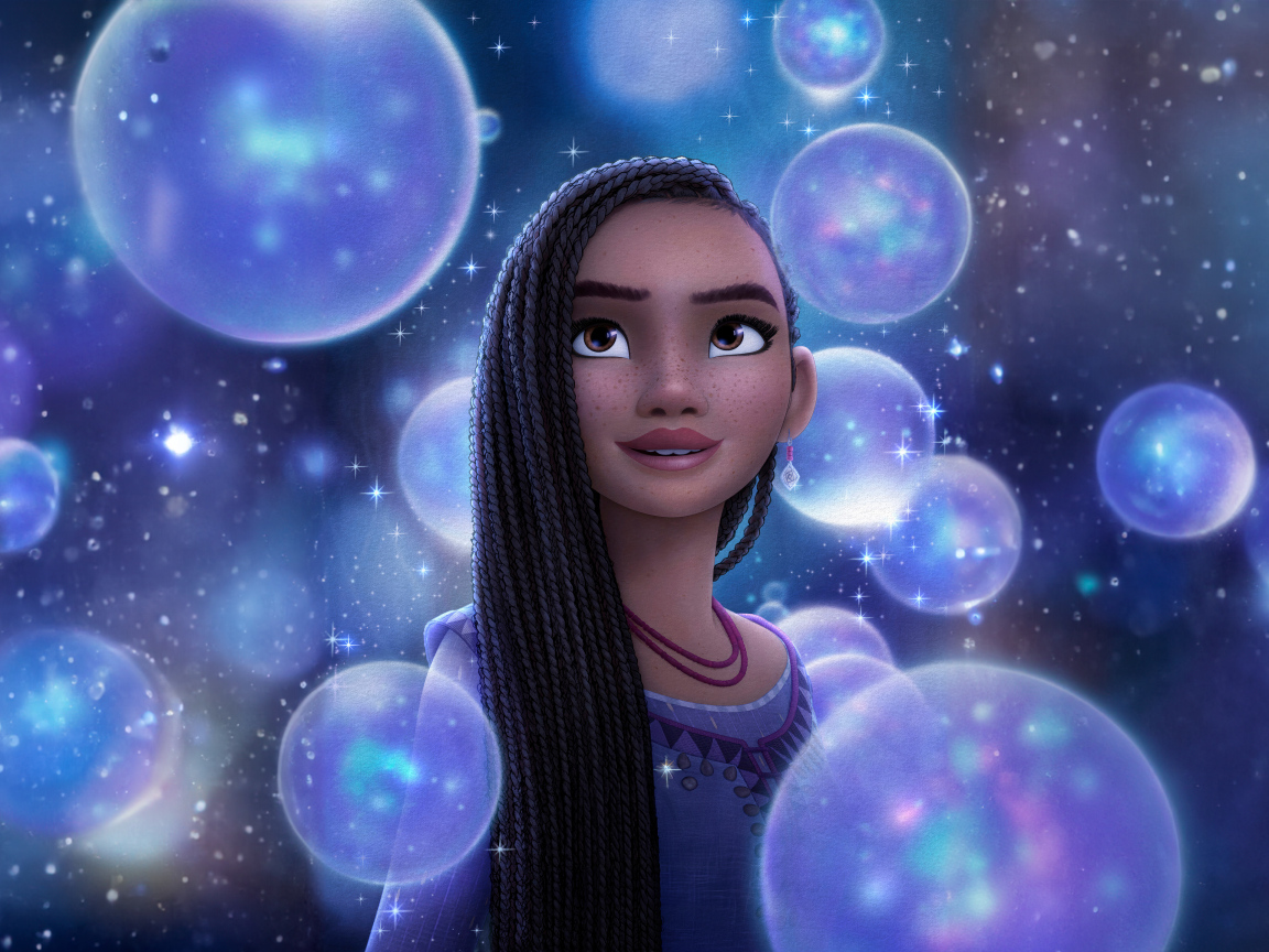 Милая девушка персонаж нового мультфильма Заветное желание, 2023