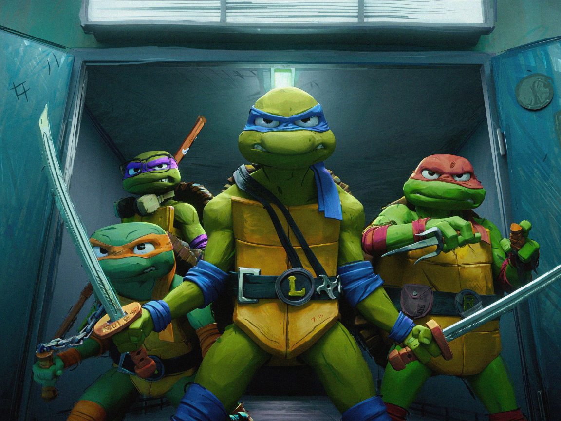 New animated movie Teenage Mutant Ninja Turtles: Mutant Mayhem