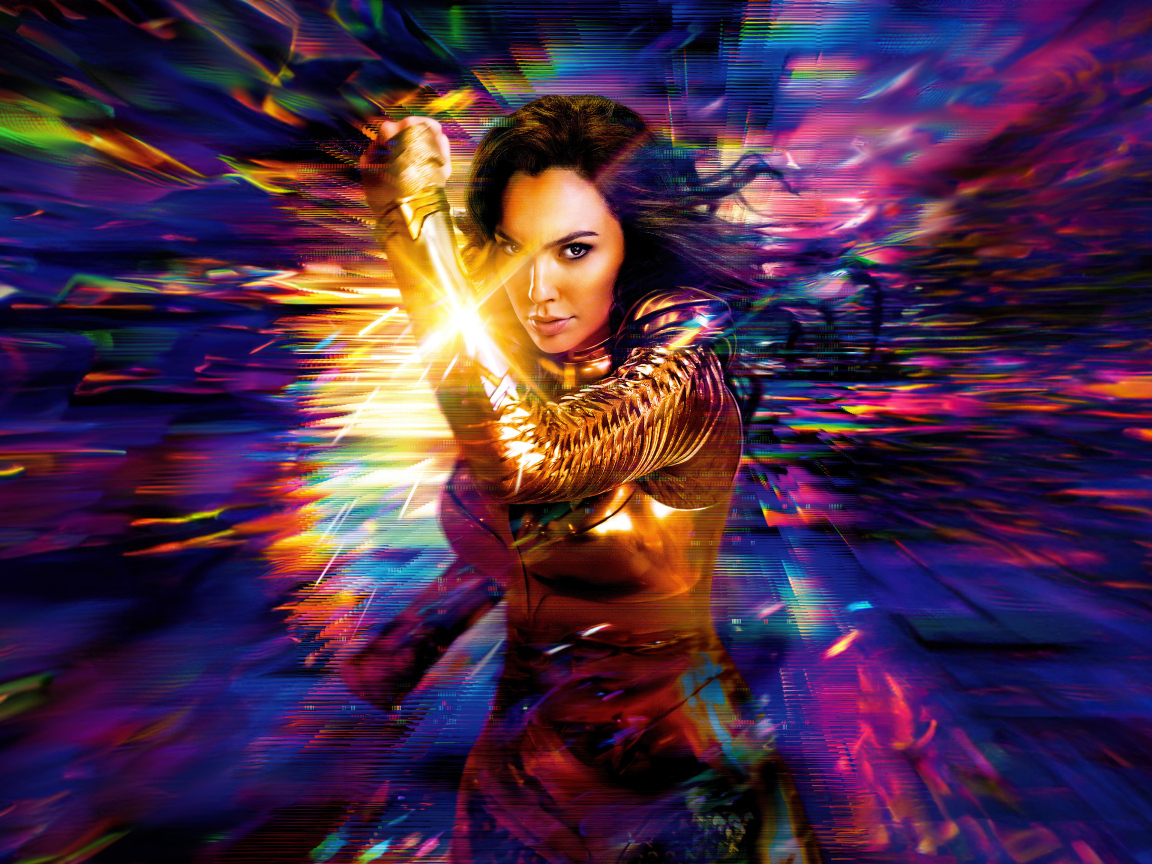 Яркая женщина супергерой в фильме Чудо-женщина 1984