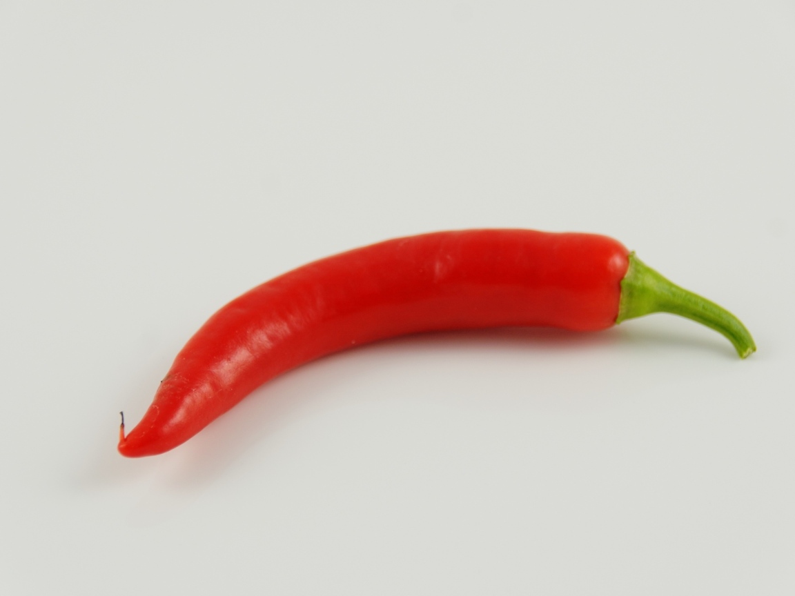 Острый красный перец на сером фоне