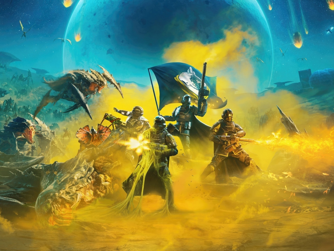 Новая компьютерная игра Helldivers 2