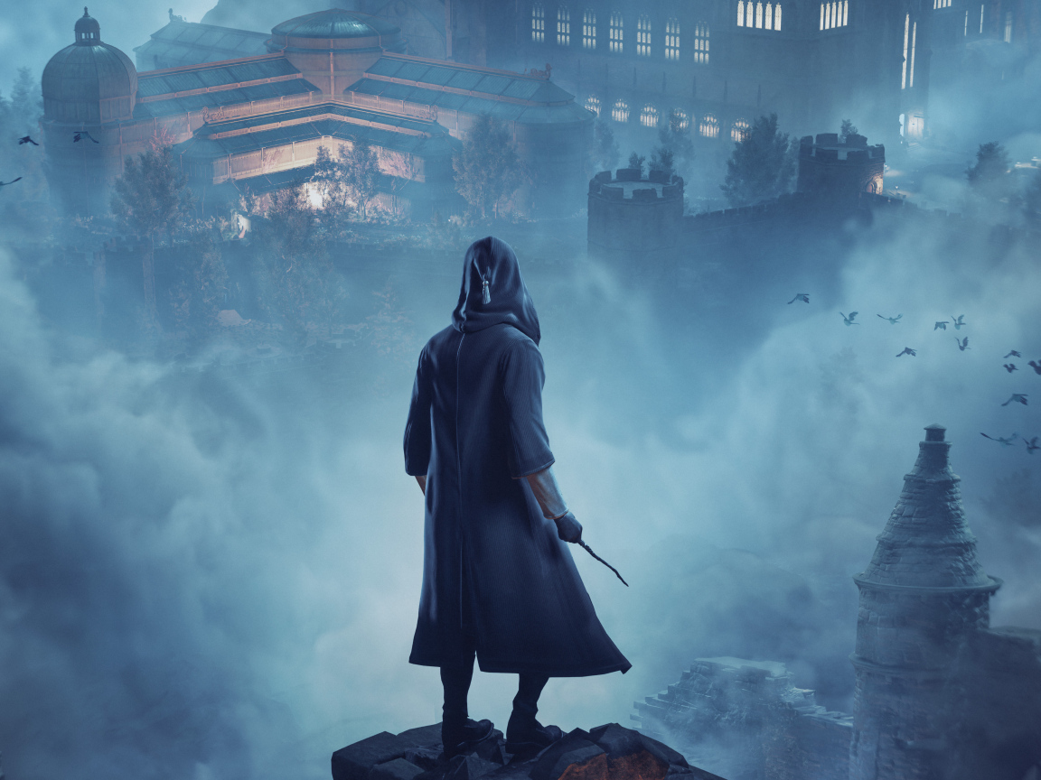 Волшебник из компьютерной игры Hogwarts Legacy