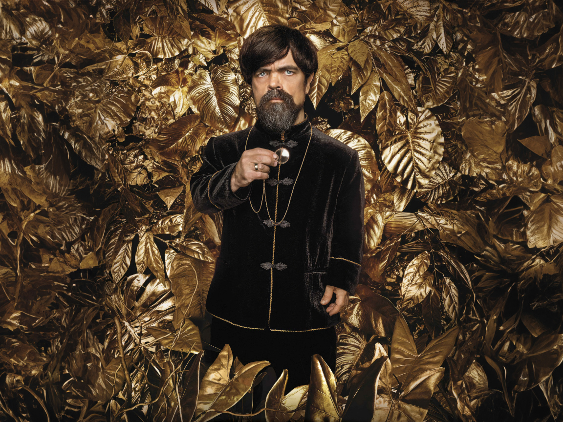 Актер Питер Динклэйдж в фильме Голодные игры: Баллада о змеях и певчих птицах, 2023