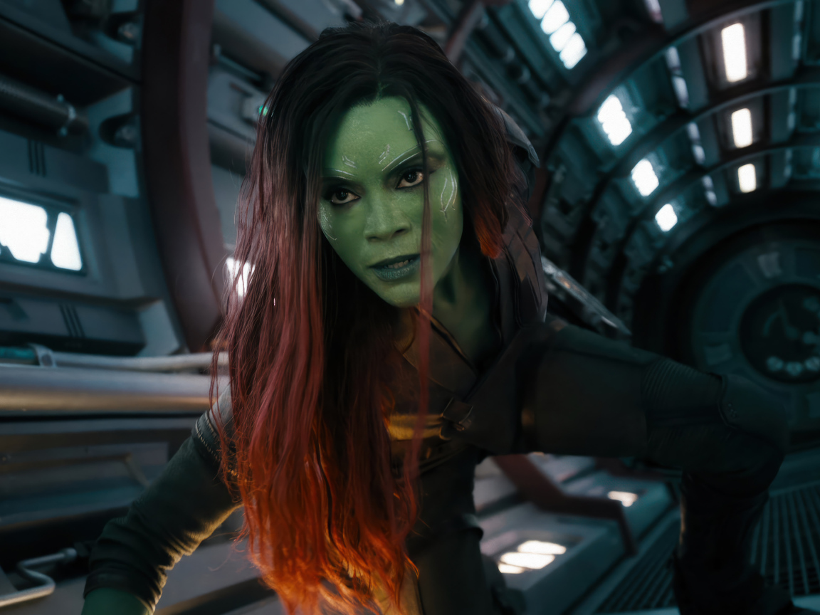 Гамора персонаж фильма Стражи Галактики: Часть 3