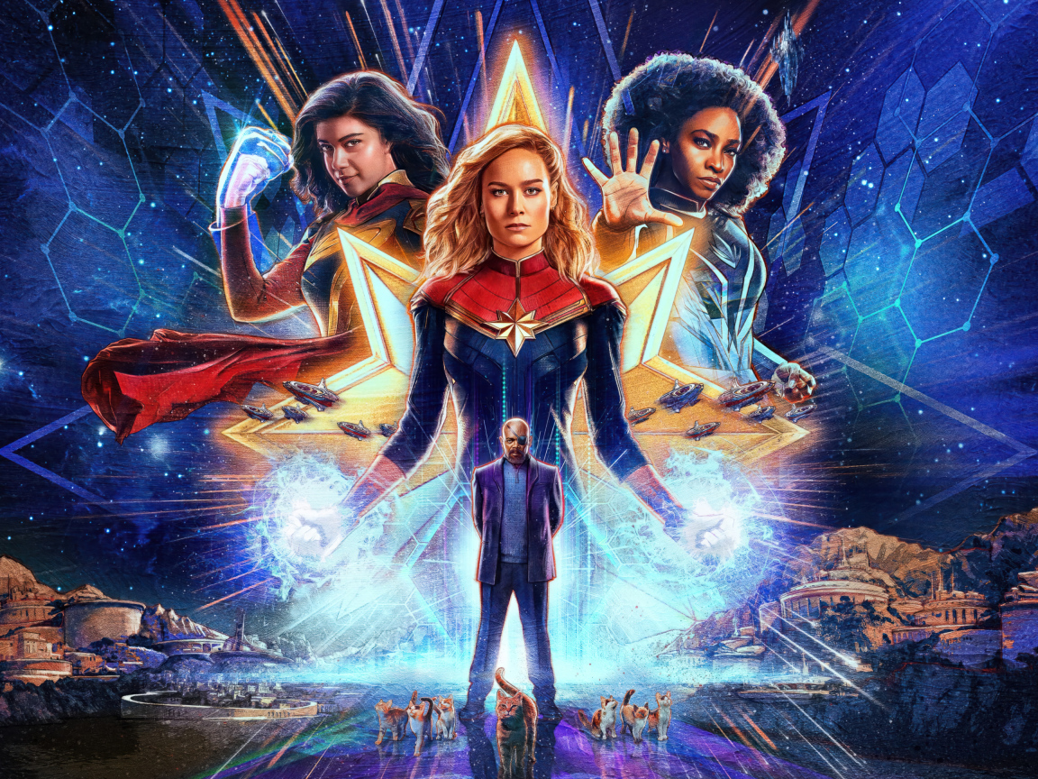 Постер фантастического фильма Марвелы