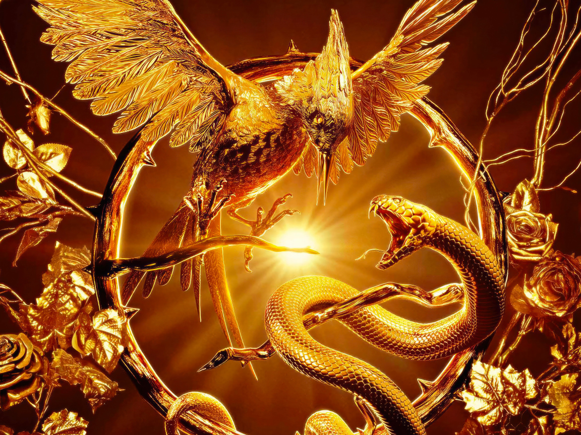 Постер фильма Голодные игры: Баллада о змеях и певчих птицах, 2023