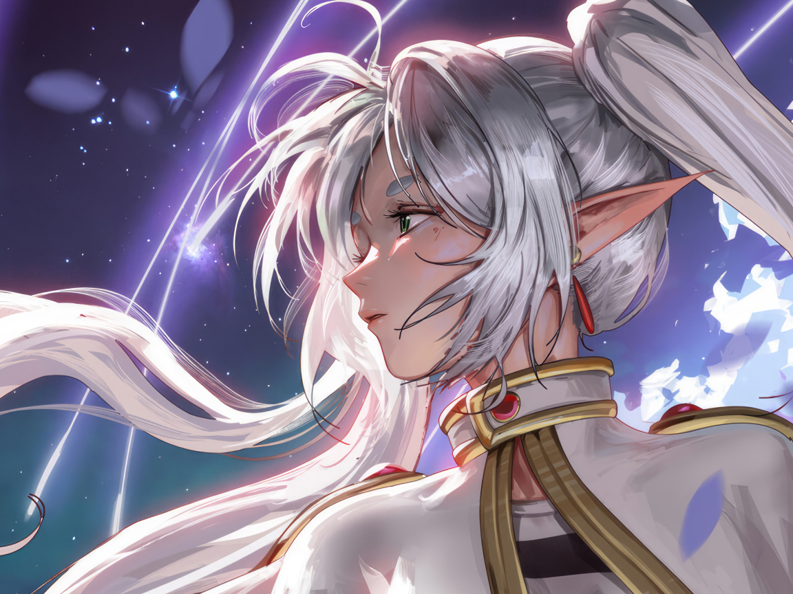 Девушка с хвостами на голове