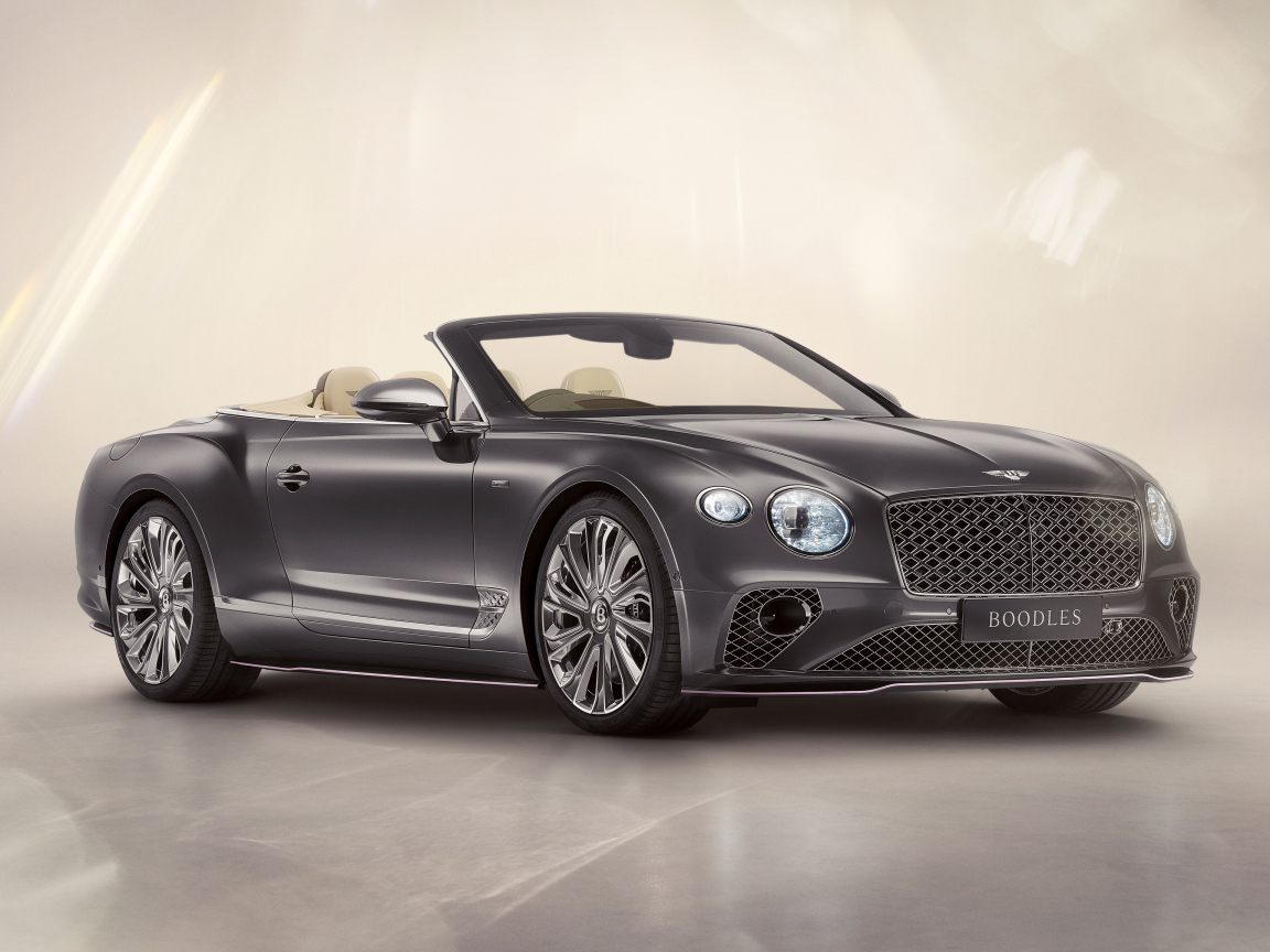 Вид сбоку на автомобиль Bentley Continental GT Convertible Boodles By Mulliner 2024 года