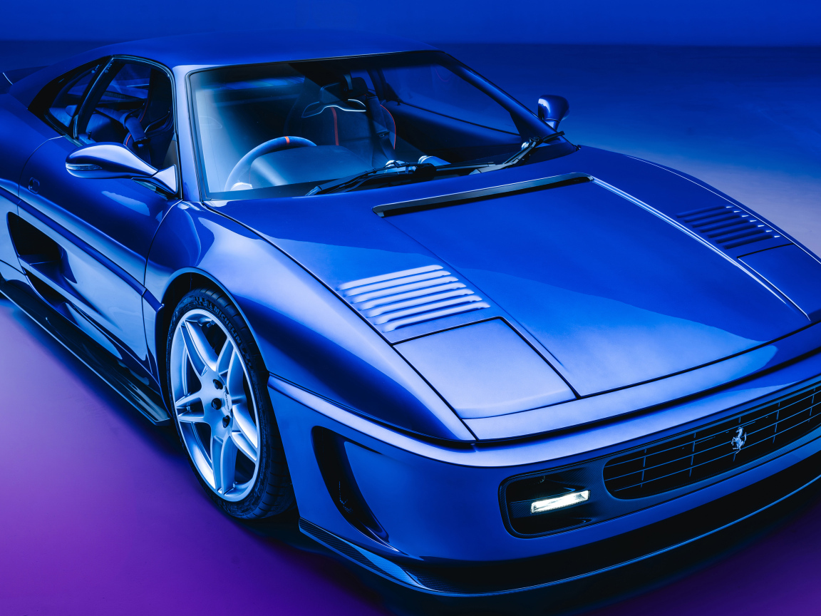 Синий автомобиль 355 by Evoluto Pininfarina 2024 года