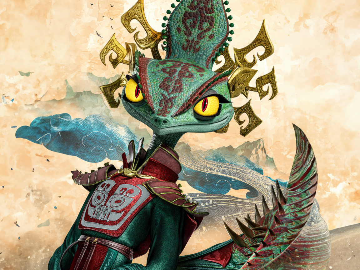 Хамелеонша персонаж нового мультфильма Кунг-фу панда 4