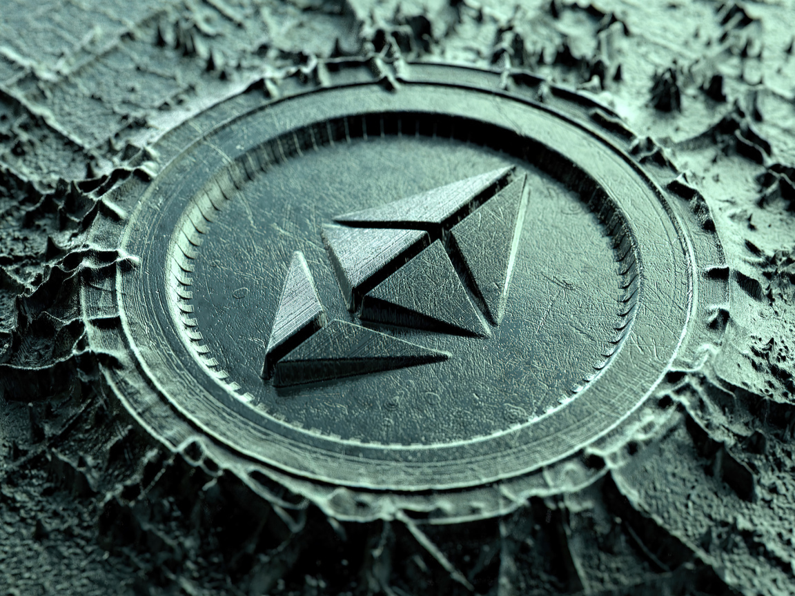 Логотип ethereum крупным планом