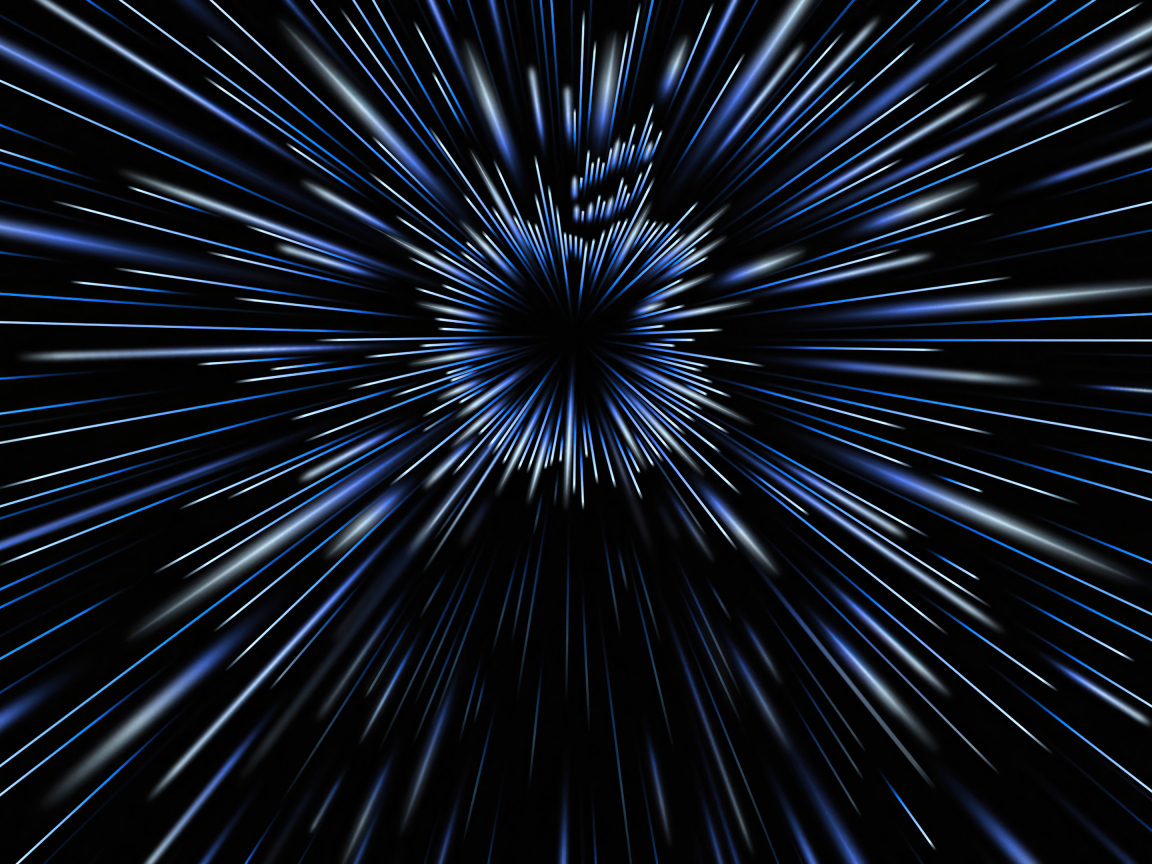 Логотип apple из неоновых бликов