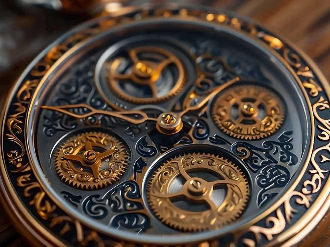 Красивый механизм дорогих часов