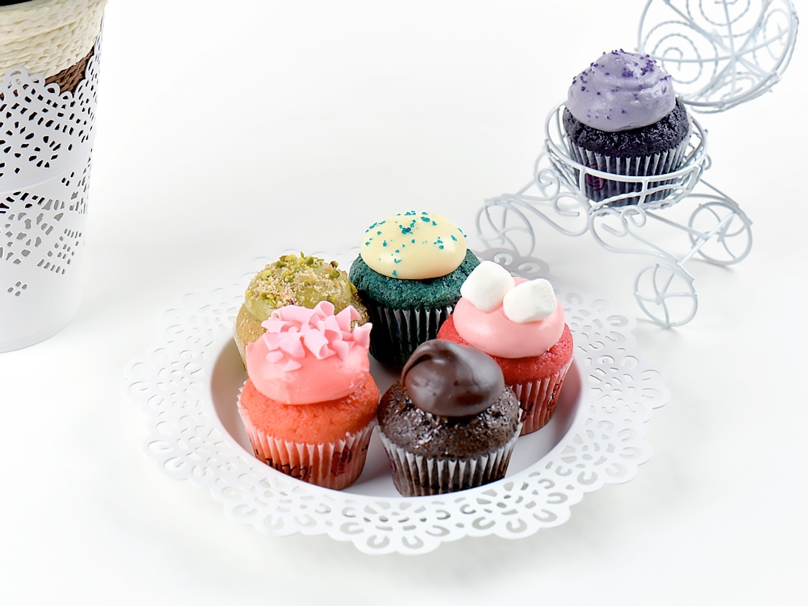 Аппетитные сладкие кексы с кремом