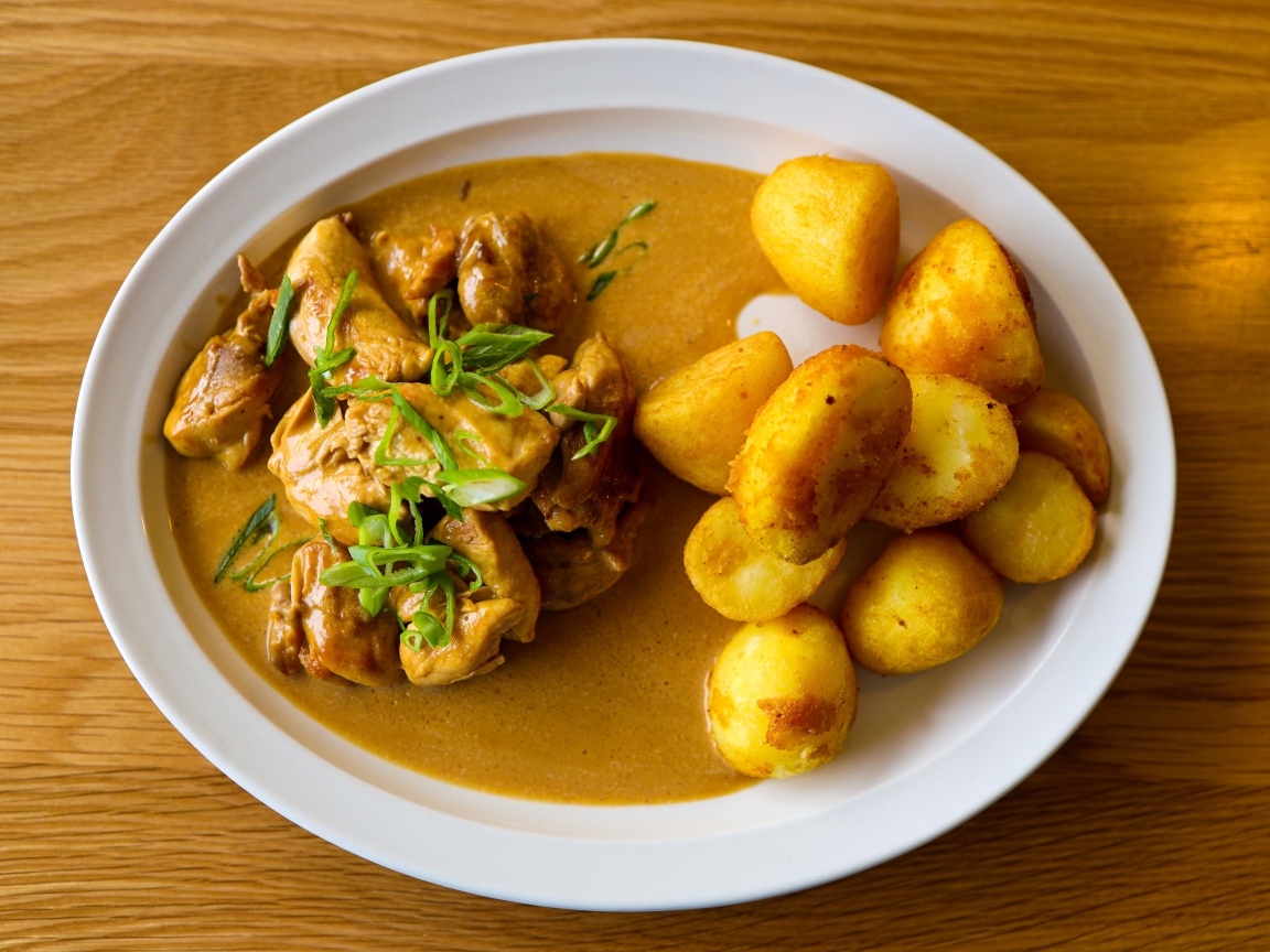 Курица терияки с картофелем в соусе