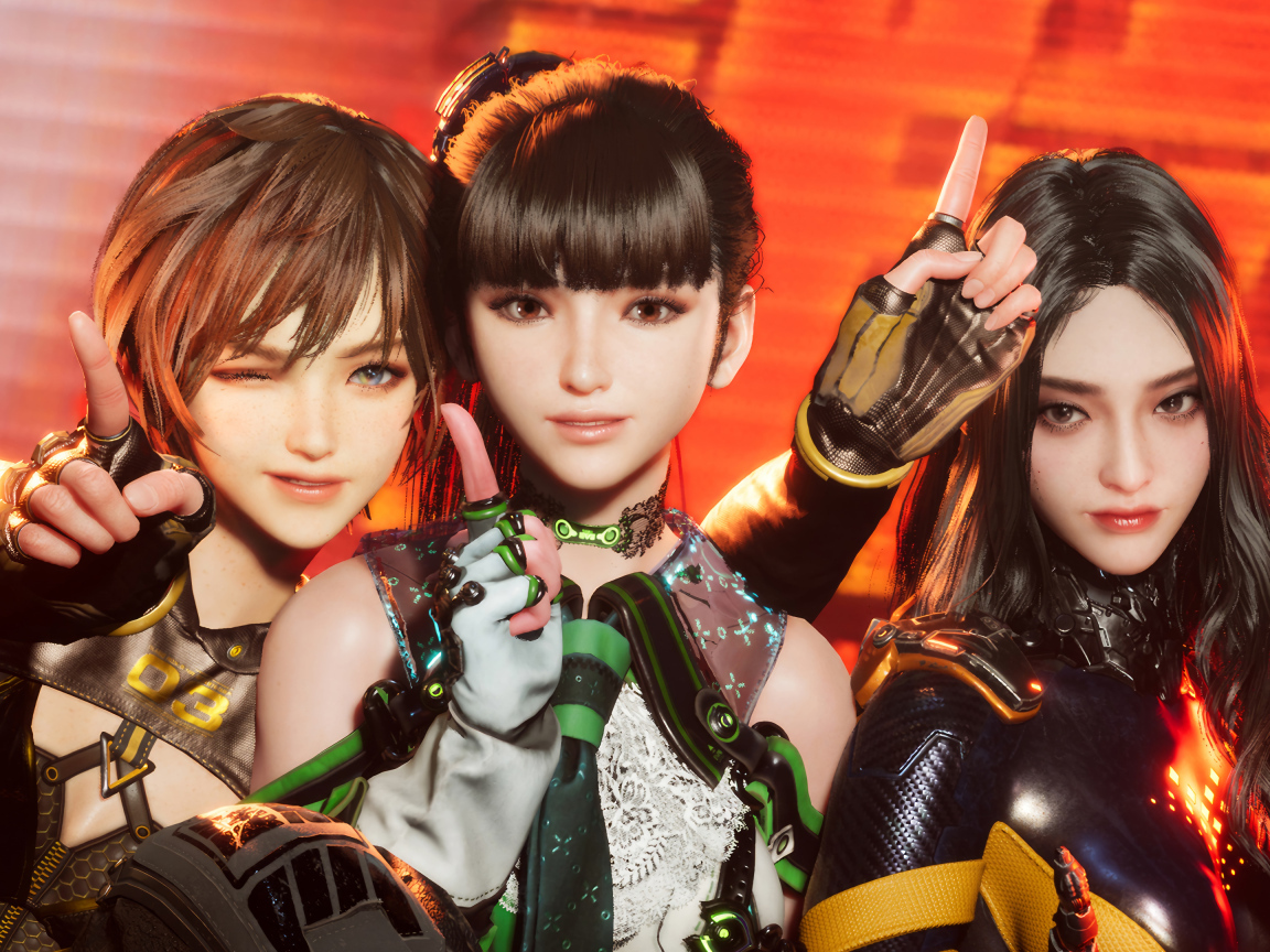 Персонажи компьютерной игры Stellar Blade, 2024