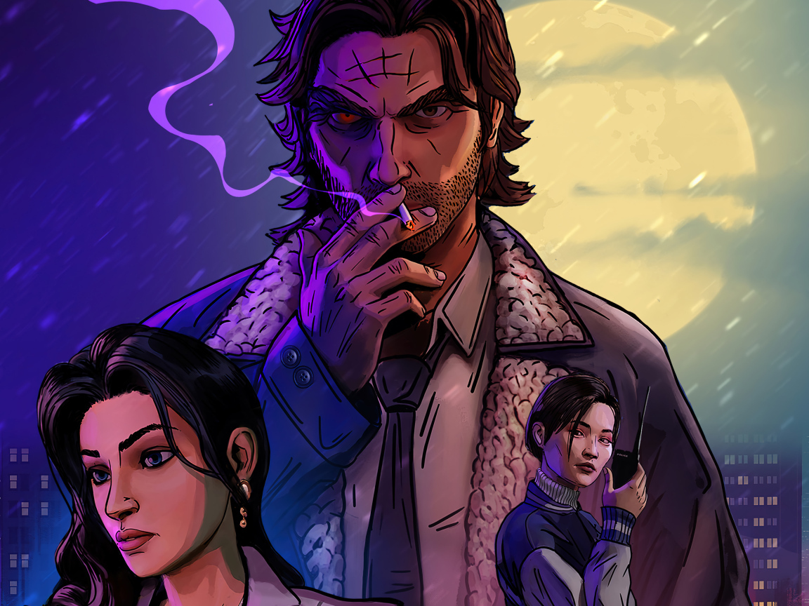 Персонажи новой компьютерной игры The Wolf Among Us 2