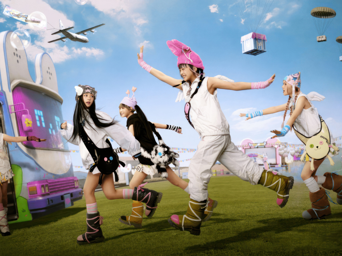 Коллаборация PUBG x NewJeans, 2024