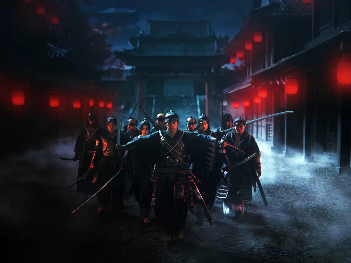 Самураи из компьютерной игры Rise of the Ronin